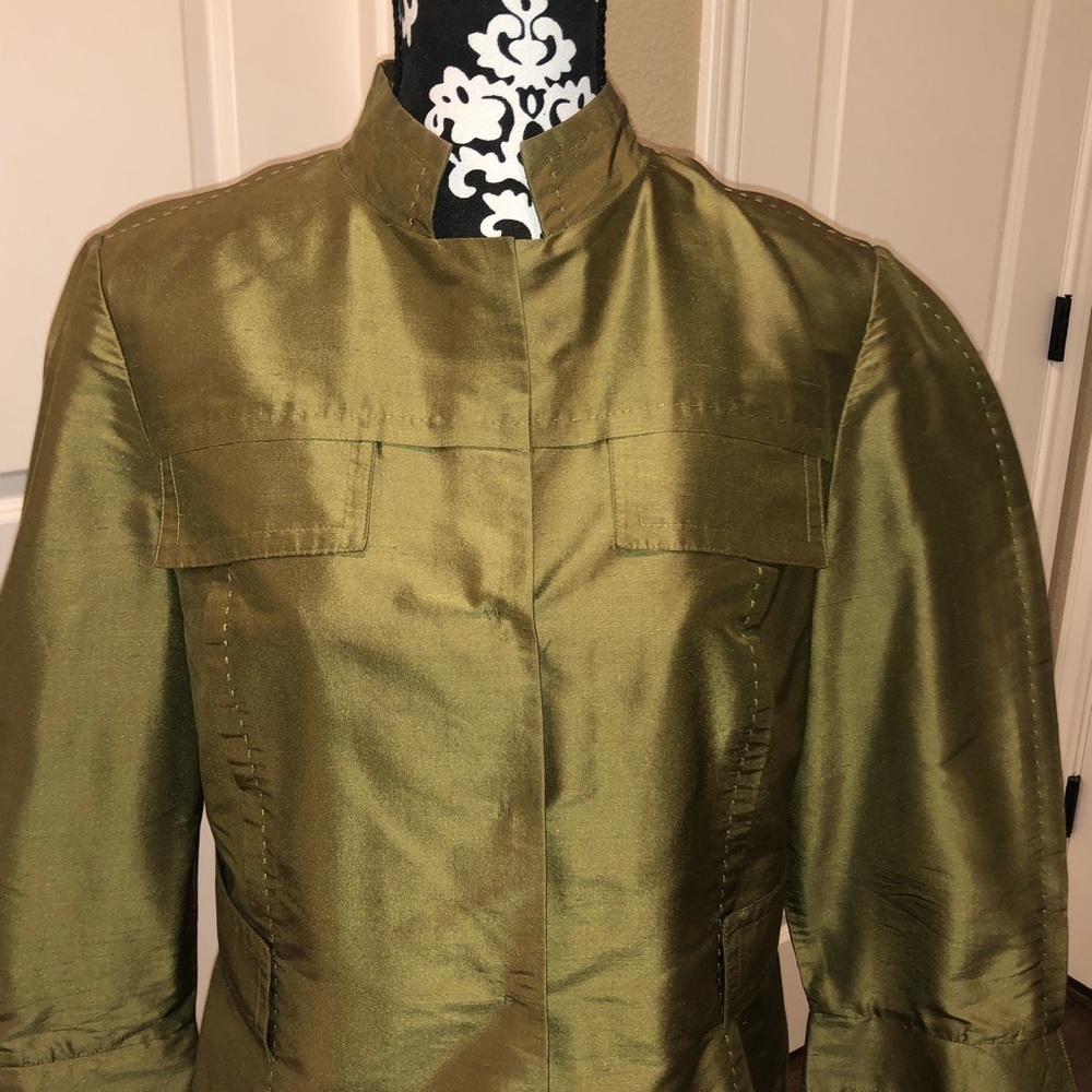 CARLISLE Blouse 100% Silk Size 10 - Picture 4 of 8